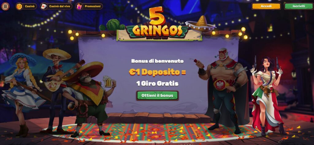 5gringos welcome